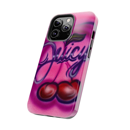 "juicy" airbrush iPhone case
