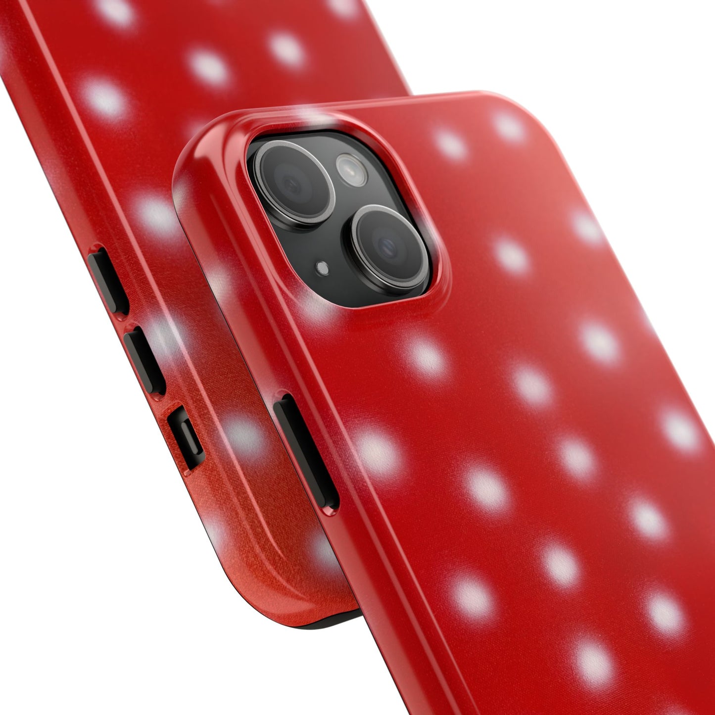 "cherry crush polka dot" airbrush iPhone case