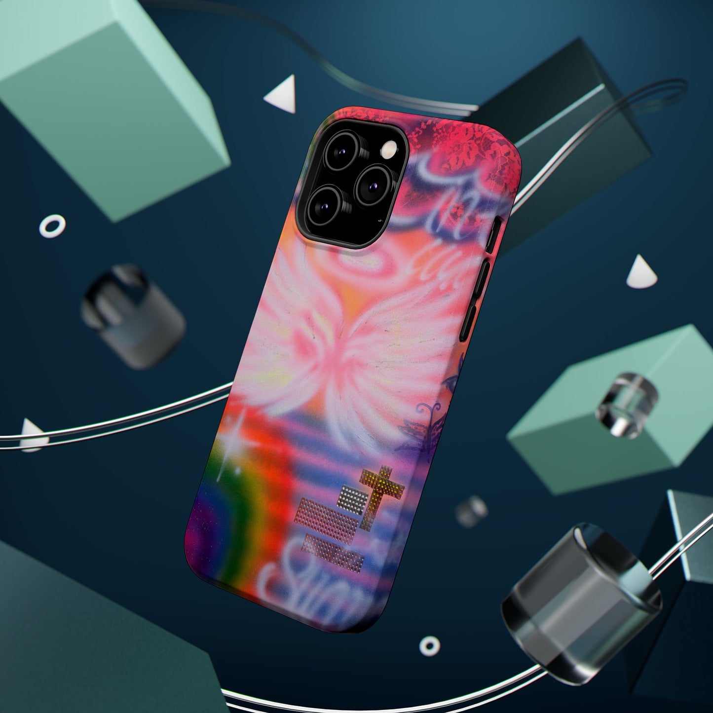 MagSafe "summer bliss" airbrush iPhone case