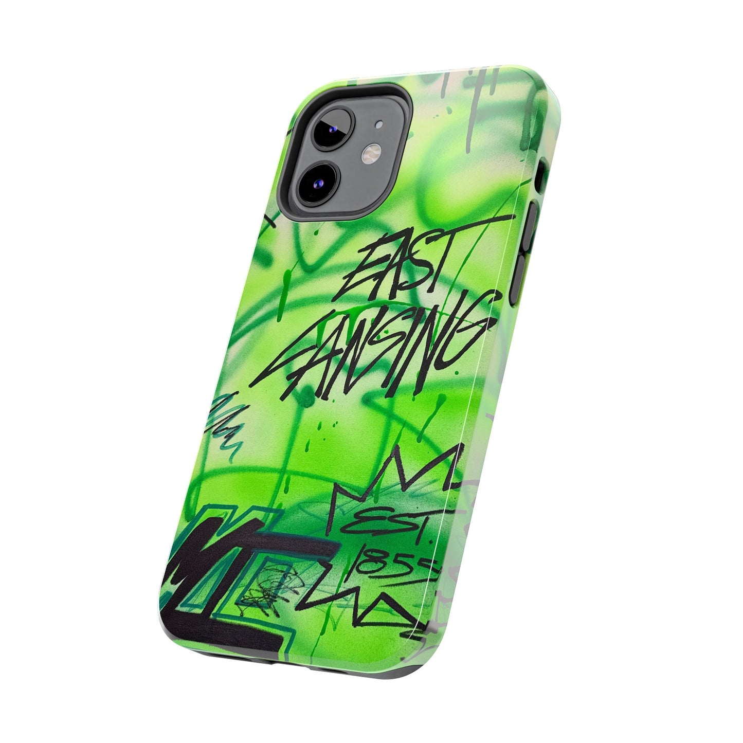 "east lansing, mi" airbrush iPhone case