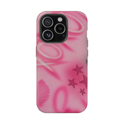 MagSafe "perfectly pink" airbrush iPhone case