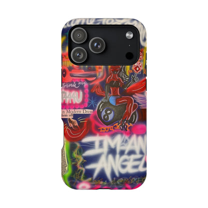 MagSafe "im an angel" airbrush iPhone case