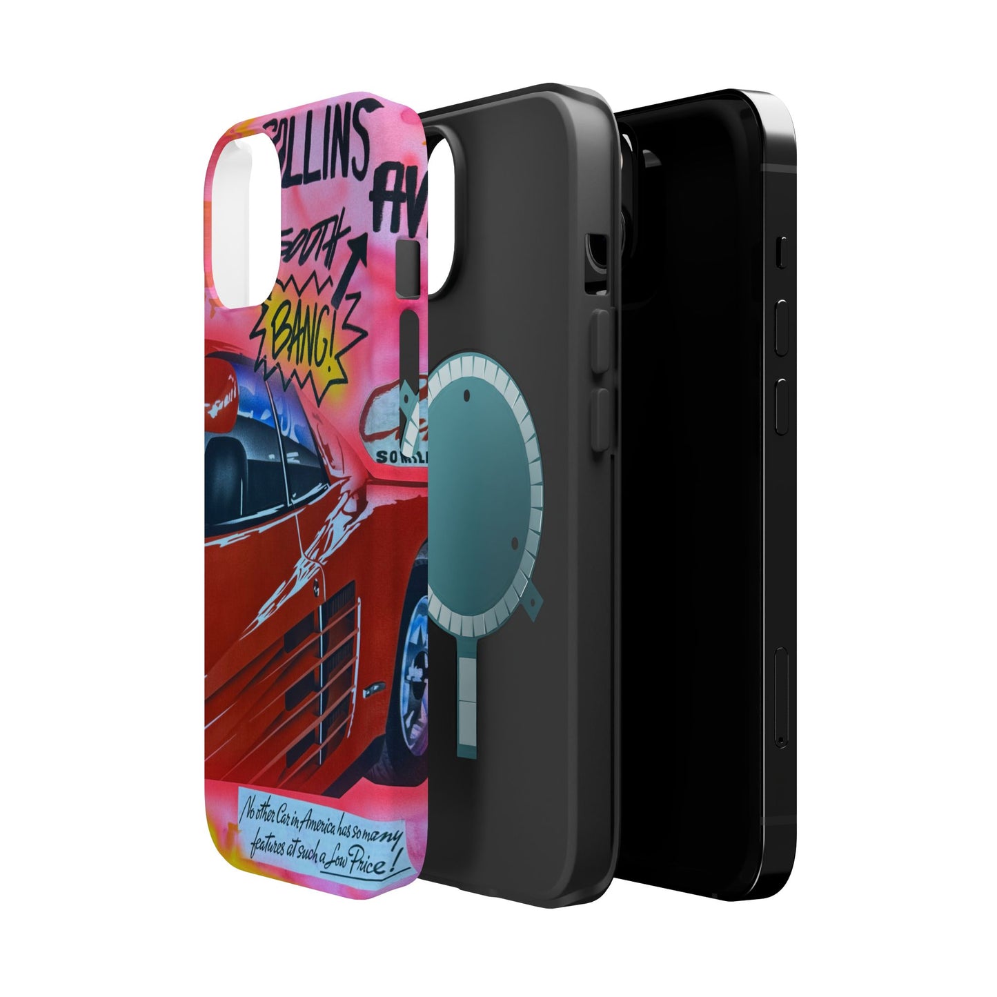 MagSafe "miami momentos" airbrush iPhone case