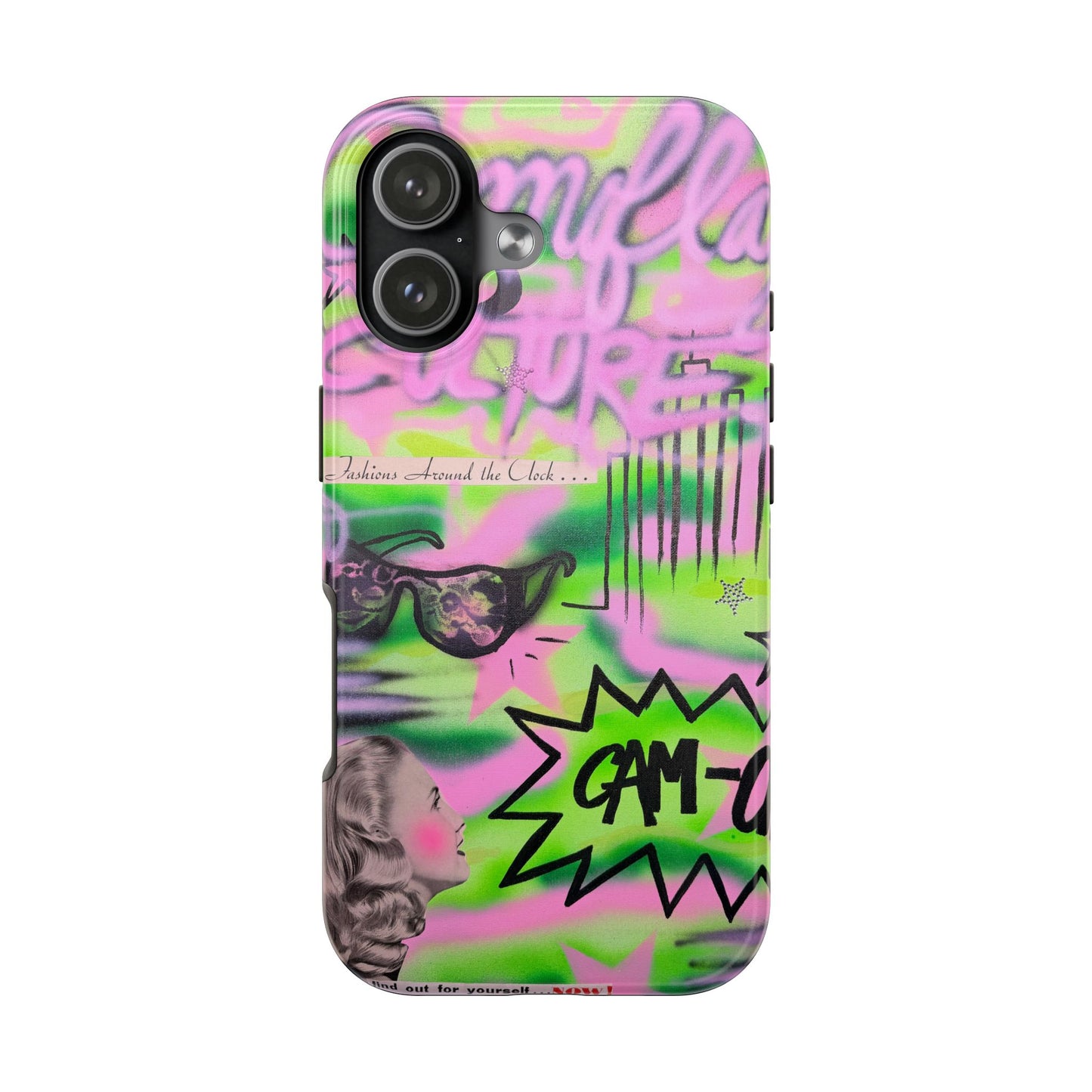 "green camo" airbrush iPhone case