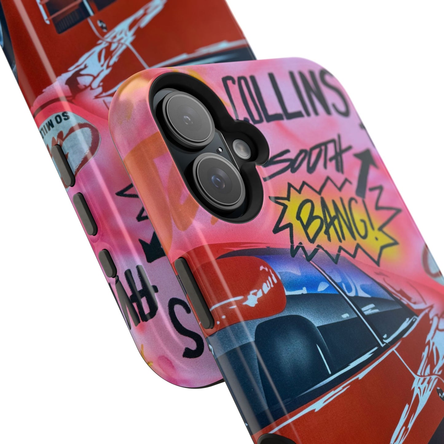 MagSafe "miami momentos" airbrush iPhone case