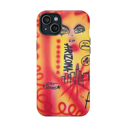 MagSafe "tempe, az" airbrush iPhone case