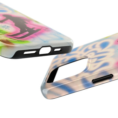 "winter escape" airbrush iPhone case