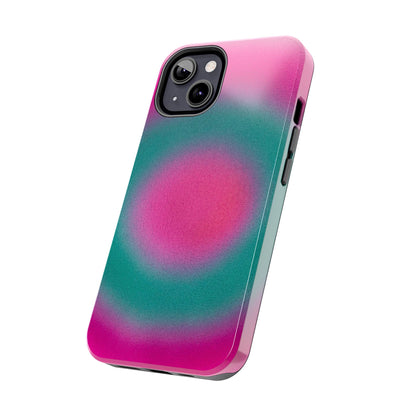 "watermelon swirl" aura airbrush iPhone case