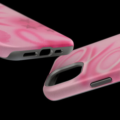 MagSafe "perfectly pink" airbrush iPhone case