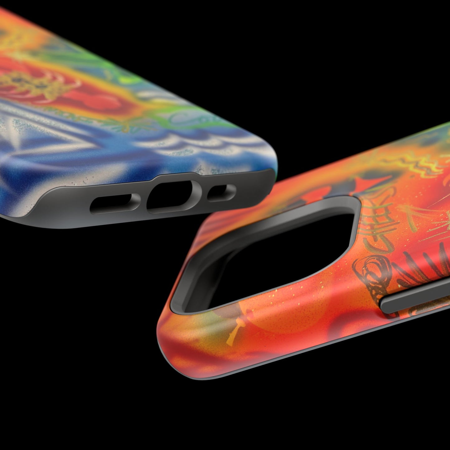 MagSafe "tipsy lobster" airbrush iPhone case
