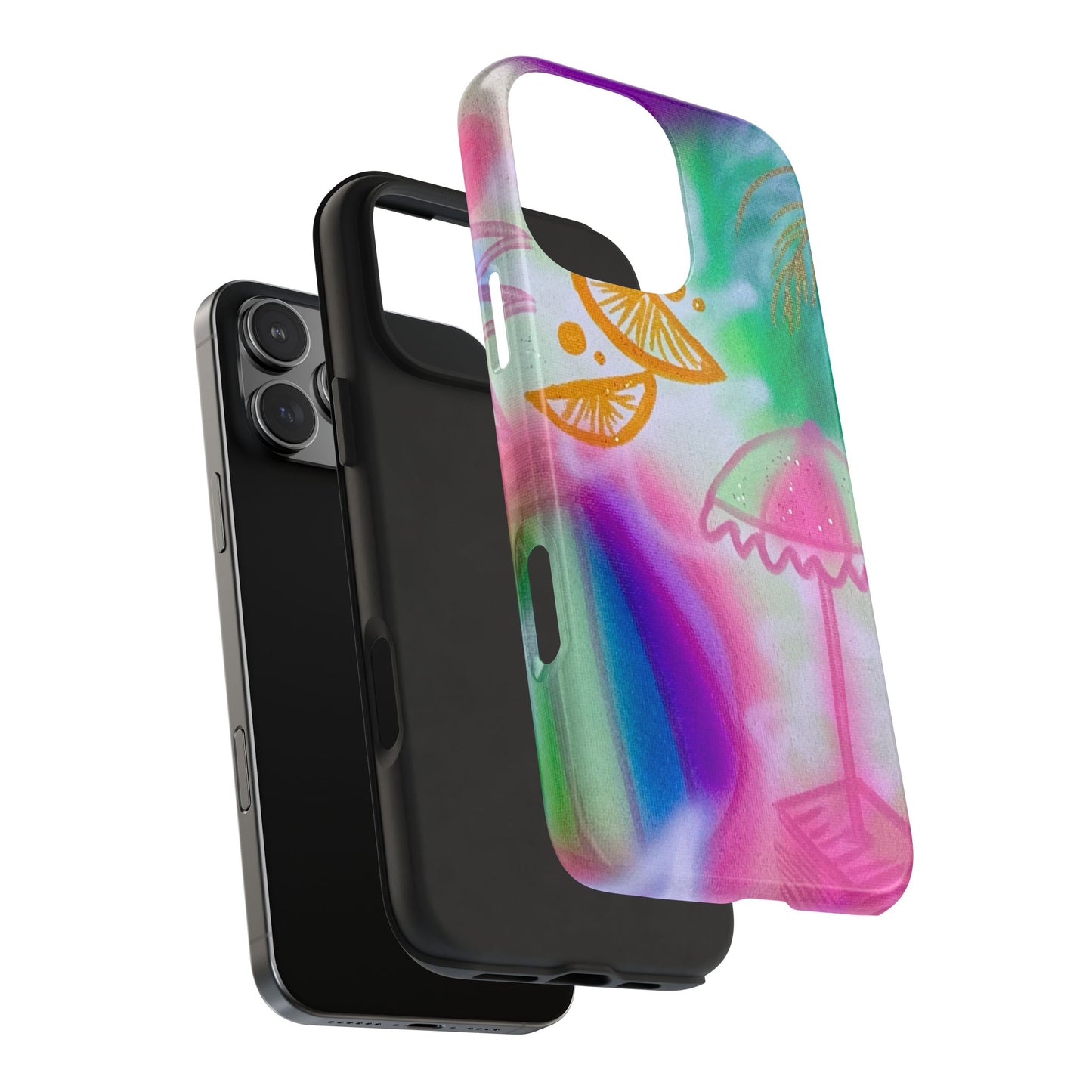 "on the beach" airbrush iPhone case