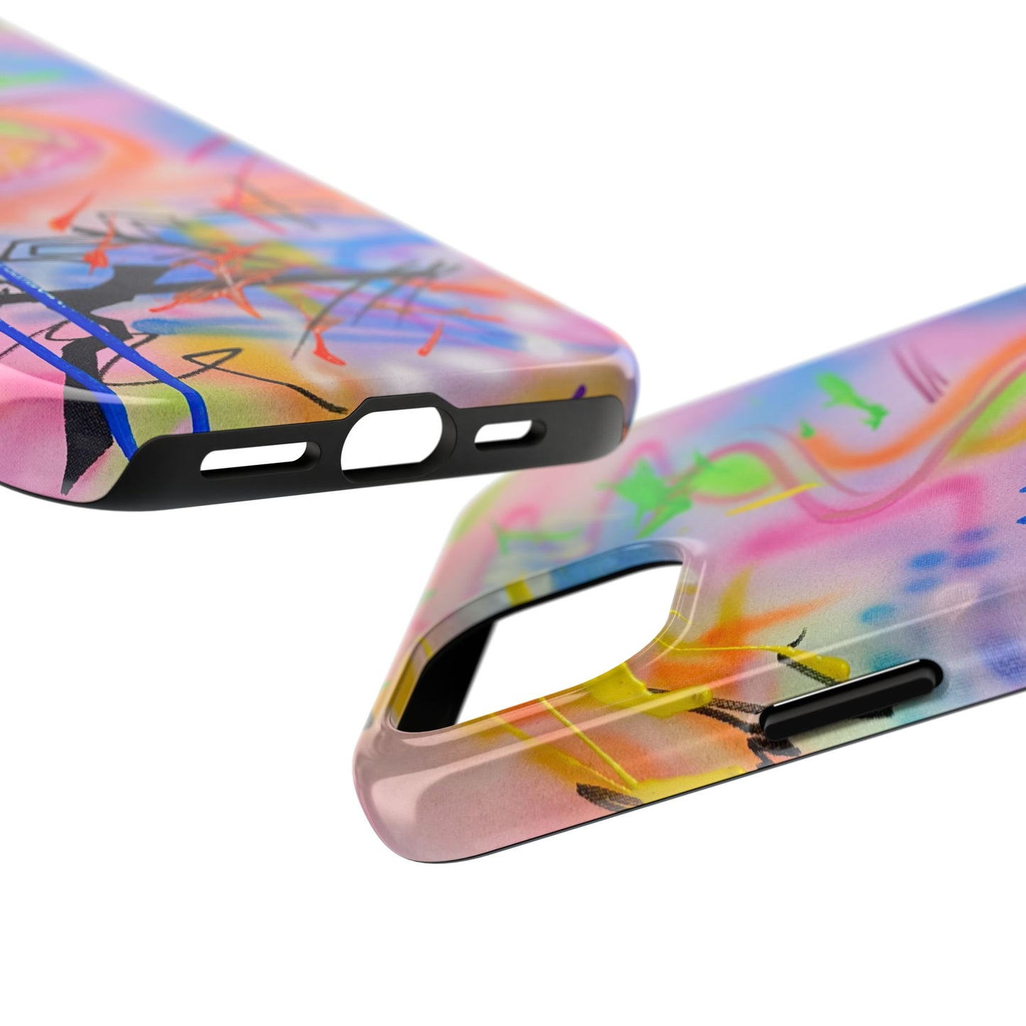 "neon haze" airbrush iPhone case