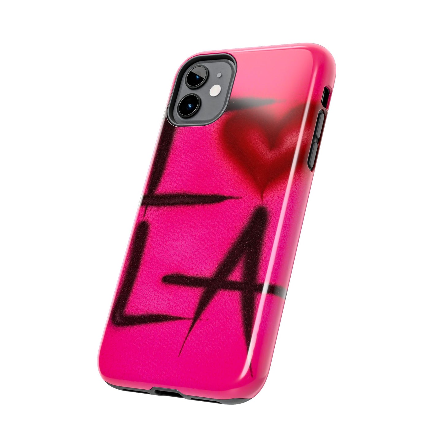 "I <3 LA" airbrush iPhone case