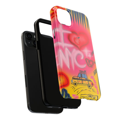 "in the city" airbrush iPhone case