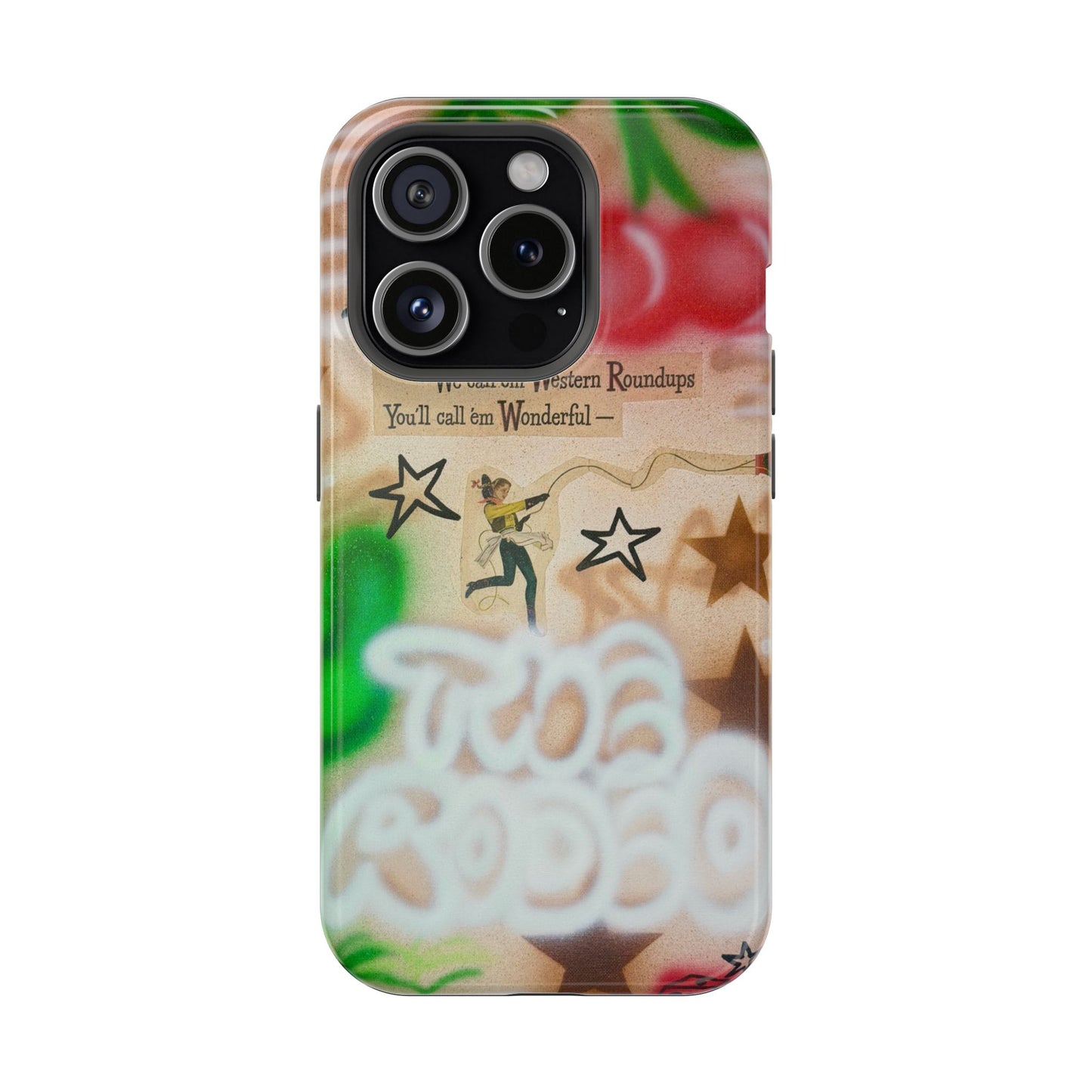 MagSafe "the rodeo" airbrush iPhone case