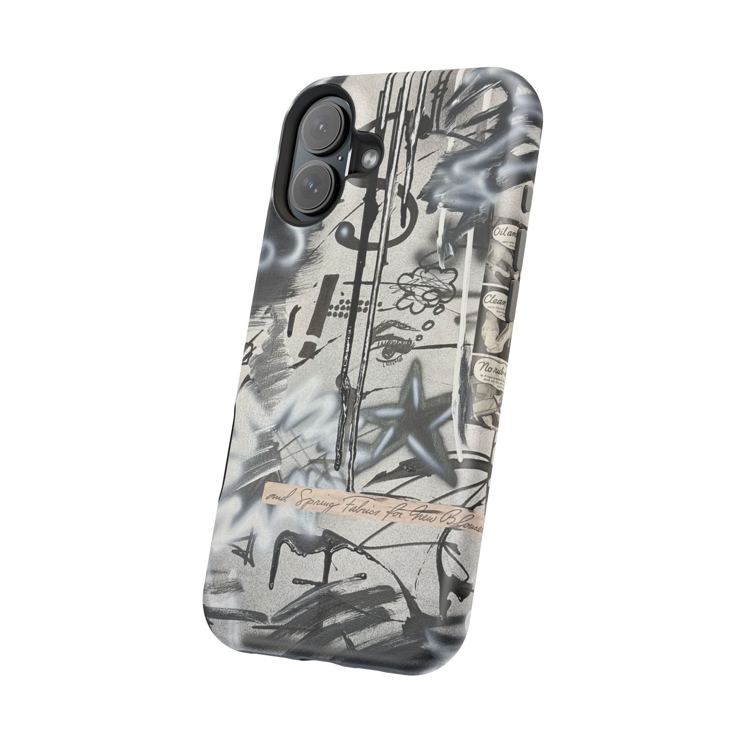 MagSafe "monochrome mood" airbrush iPhone case