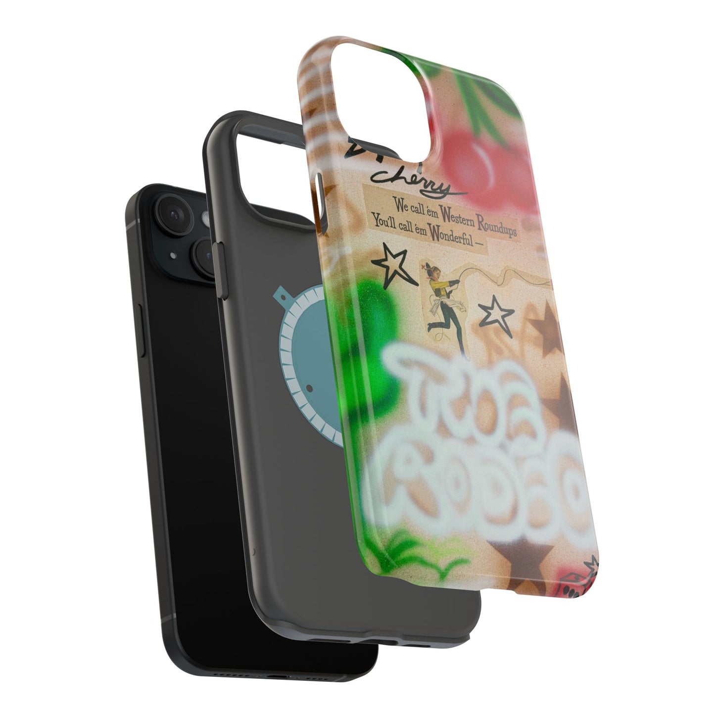 MagSafe "the rodeo" airbrush iPhone case