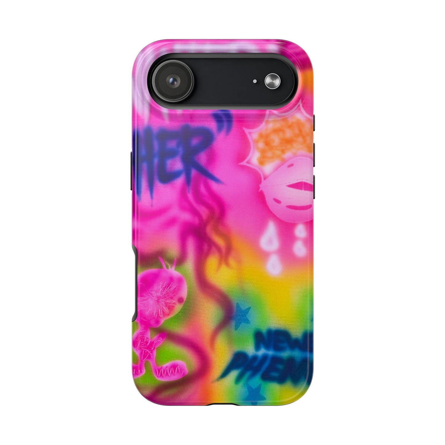 "wanted" airbrush iPhone case