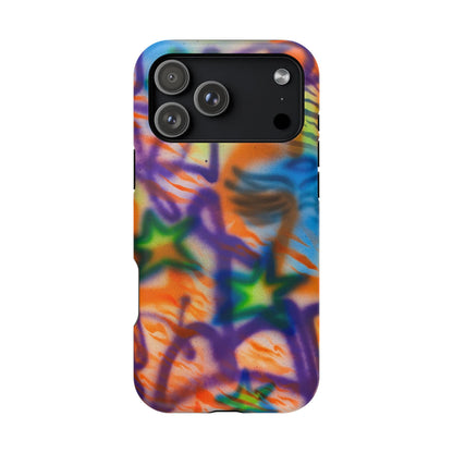 MagSafe "streetwear angel" airbrush iPhone case