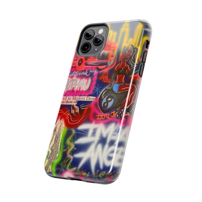 "im an angel" airbrush iPhone case