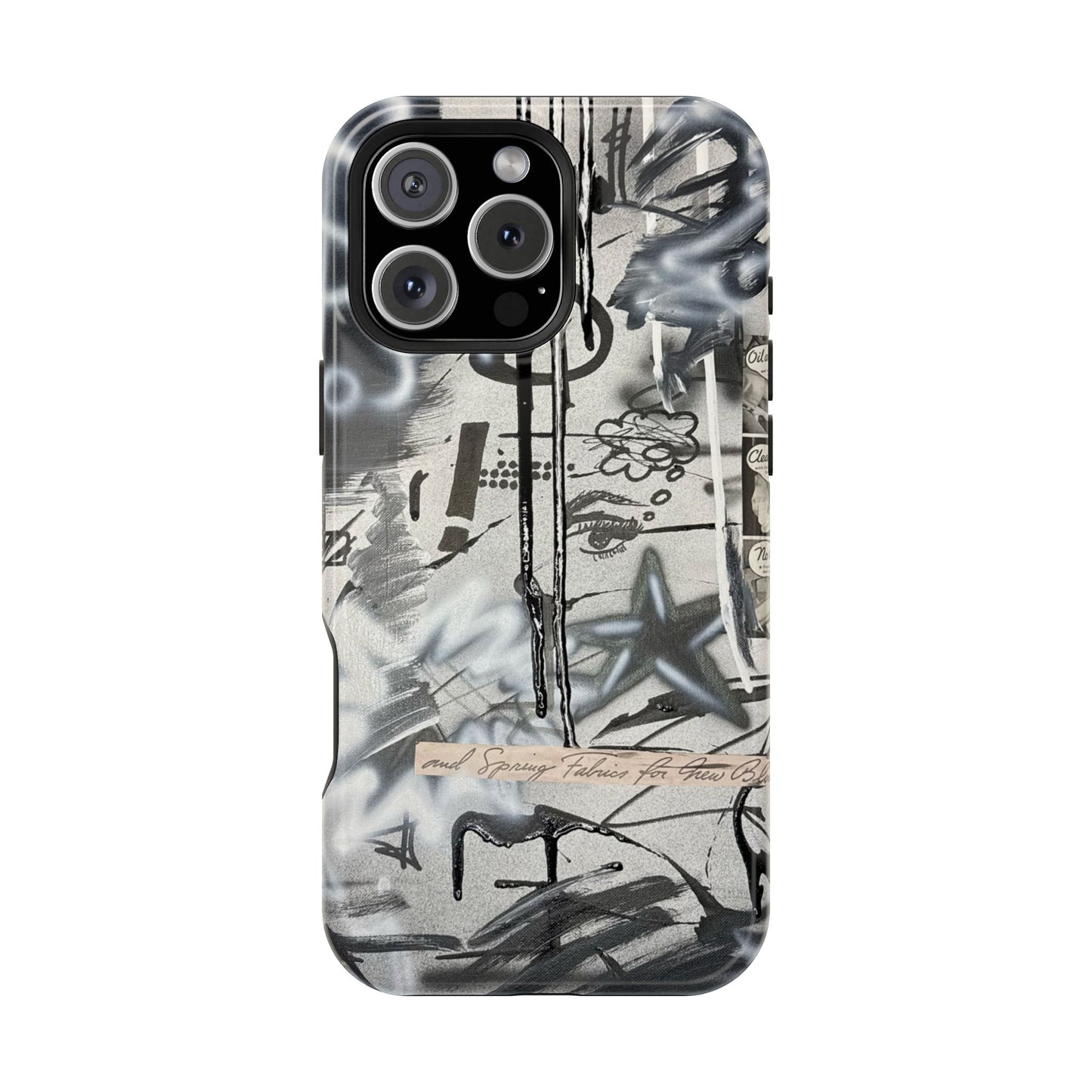 MagSafe "monochrome mood" airbrush iPhone case