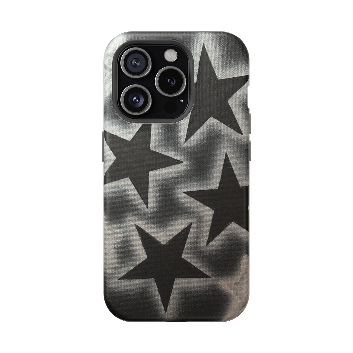 MagSafe "chrome stars" airbrush iPhone case