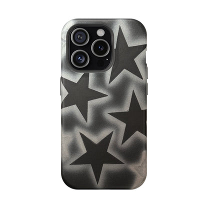 MagSafe "chrome stars" airbrush iPhone case