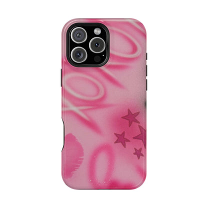 MagSafe "perfectly pink" airbrush iPhone case