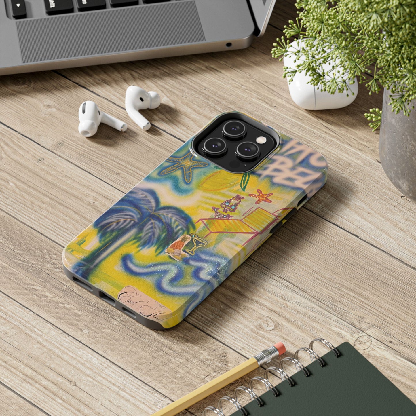 "ciao bella" airbrush iPhone case