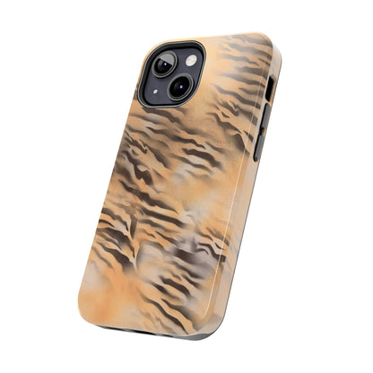 neutral tiger airbrush iPhone case