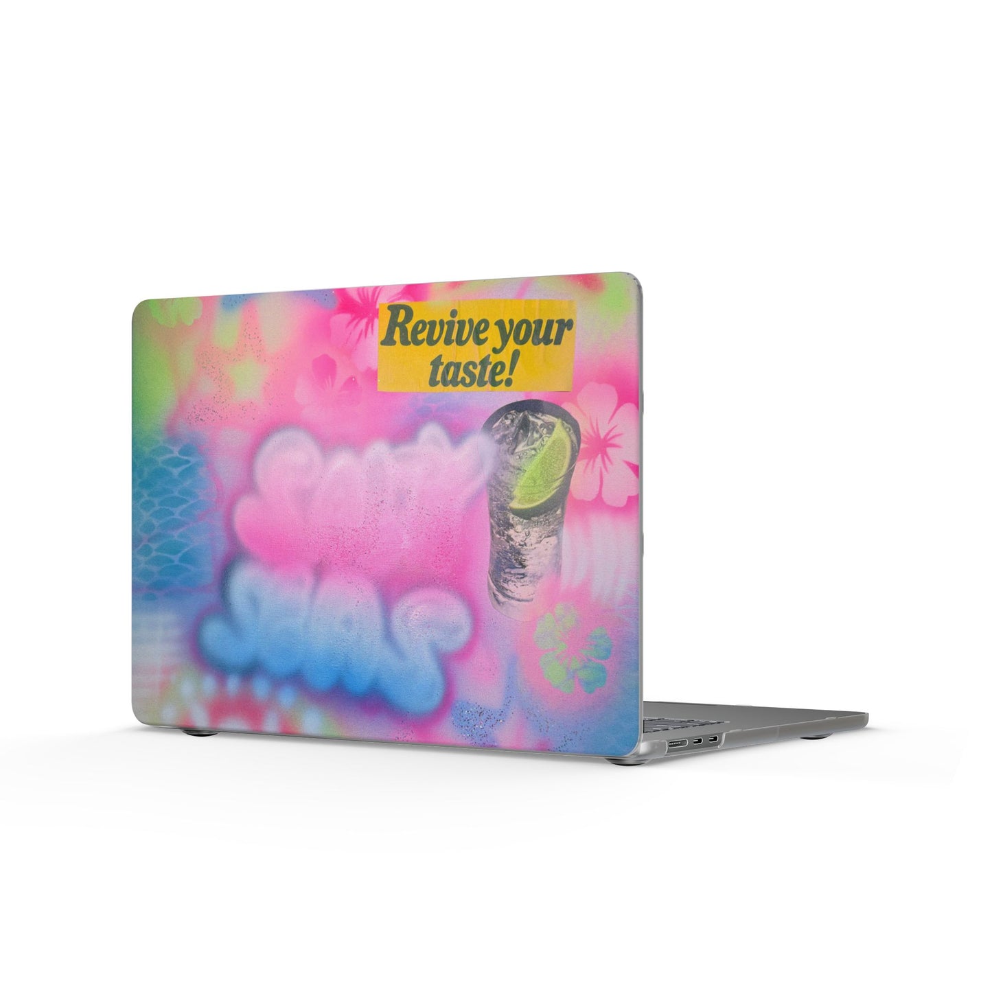 "salty seas" airbrush matte macbook case