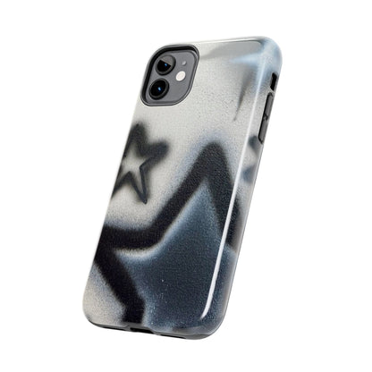 "black & white stars" airbrush iPhone case