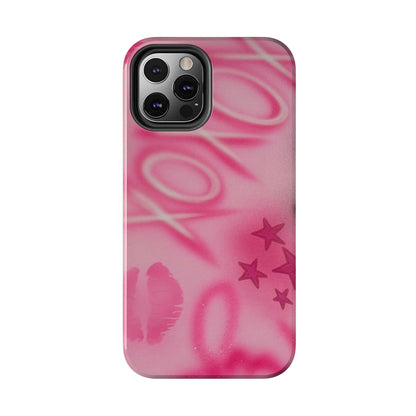 "perfectly pink" airbrush iPhone case