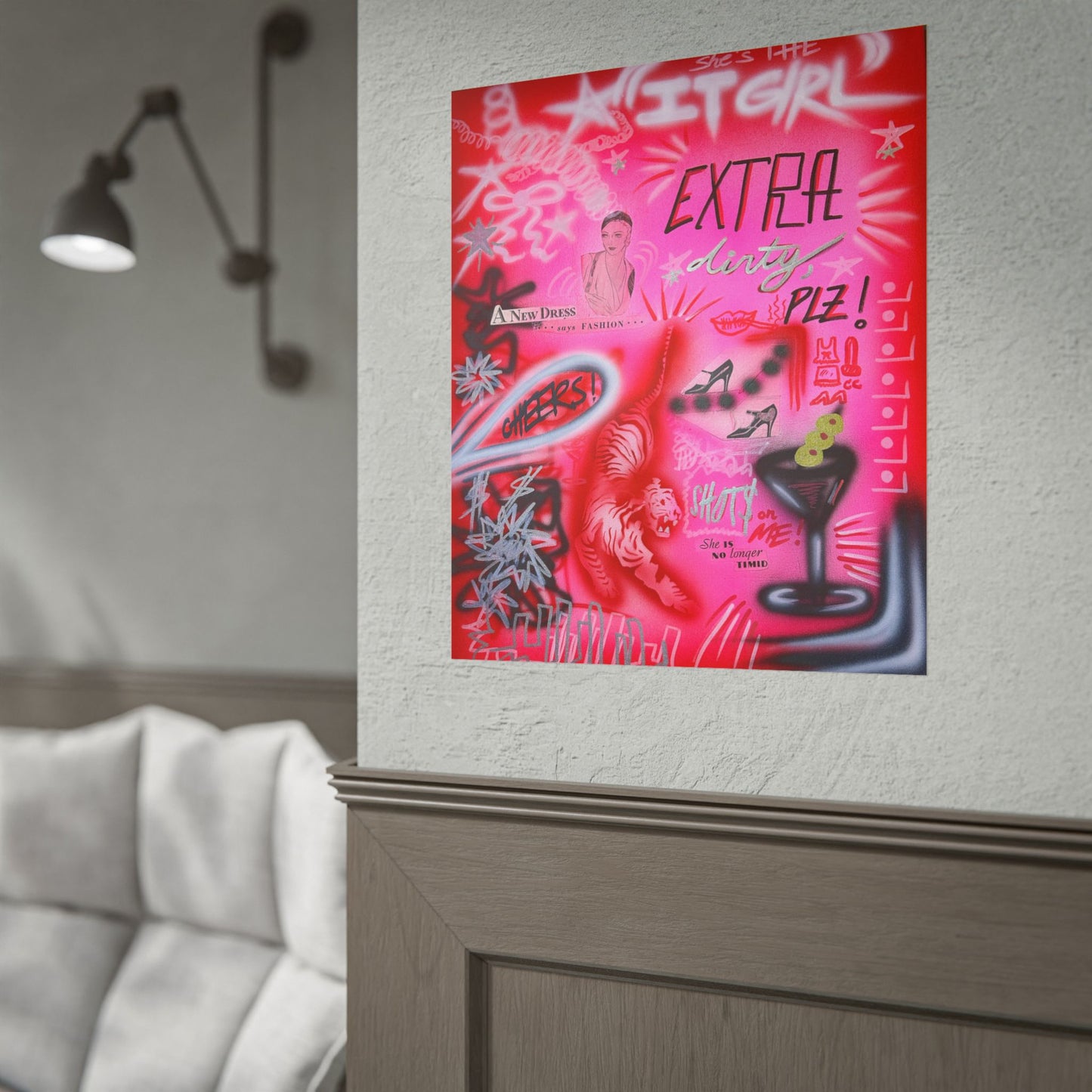 "extra dirty, plz!" airbrush rolled print