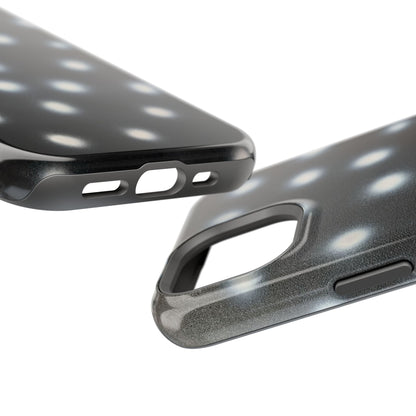 MagSafe "coconut noir polka dot" airbrush iPhone case