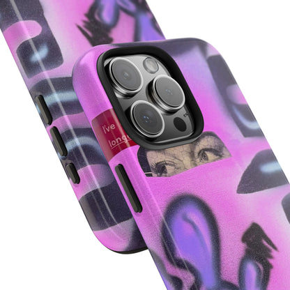 "Lila Prinzessin" Airbrush iPhone Hülle