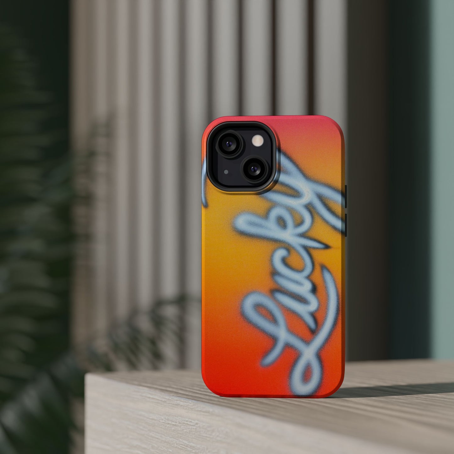 MagSafe "lucky" airbrush iPhone case