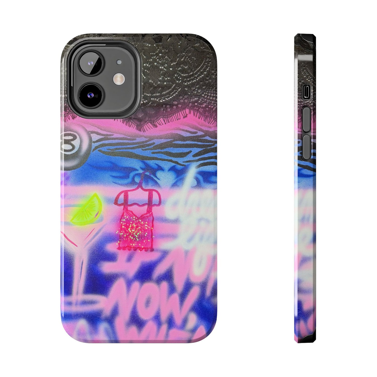 "dream life pt. 2" airbrush iPhone case