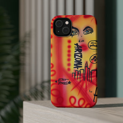 MagSafe "tempe, az" airbrush iPhone case