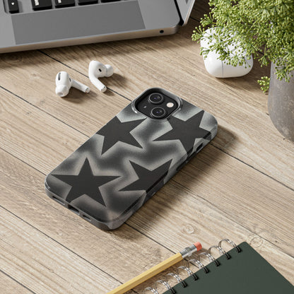 "chrome stars" airbrush iPhone case