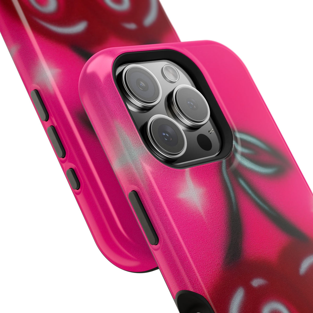 MagSafe "cherry 8ball" airbrush iPhone case