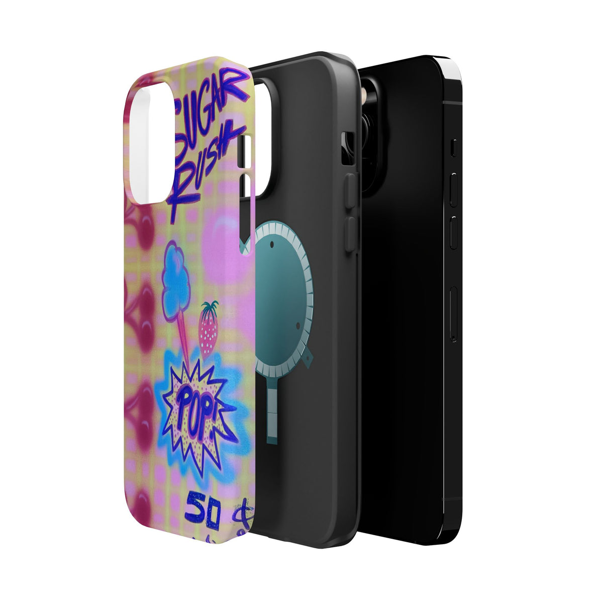MagSafe "sugar rush" airbrush iPhone case
