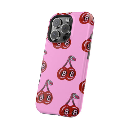 MagSafe "cami cherry pink" Airbrush iPhone Hülle