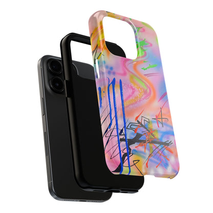 "neon haze" airbrush iPhone case