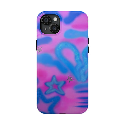 "blue camo" airbrush iPhone case