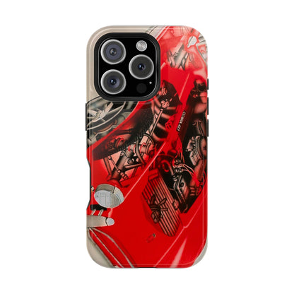 MagSafe "Cobra Phantom" Airbrush iPhone Hülle