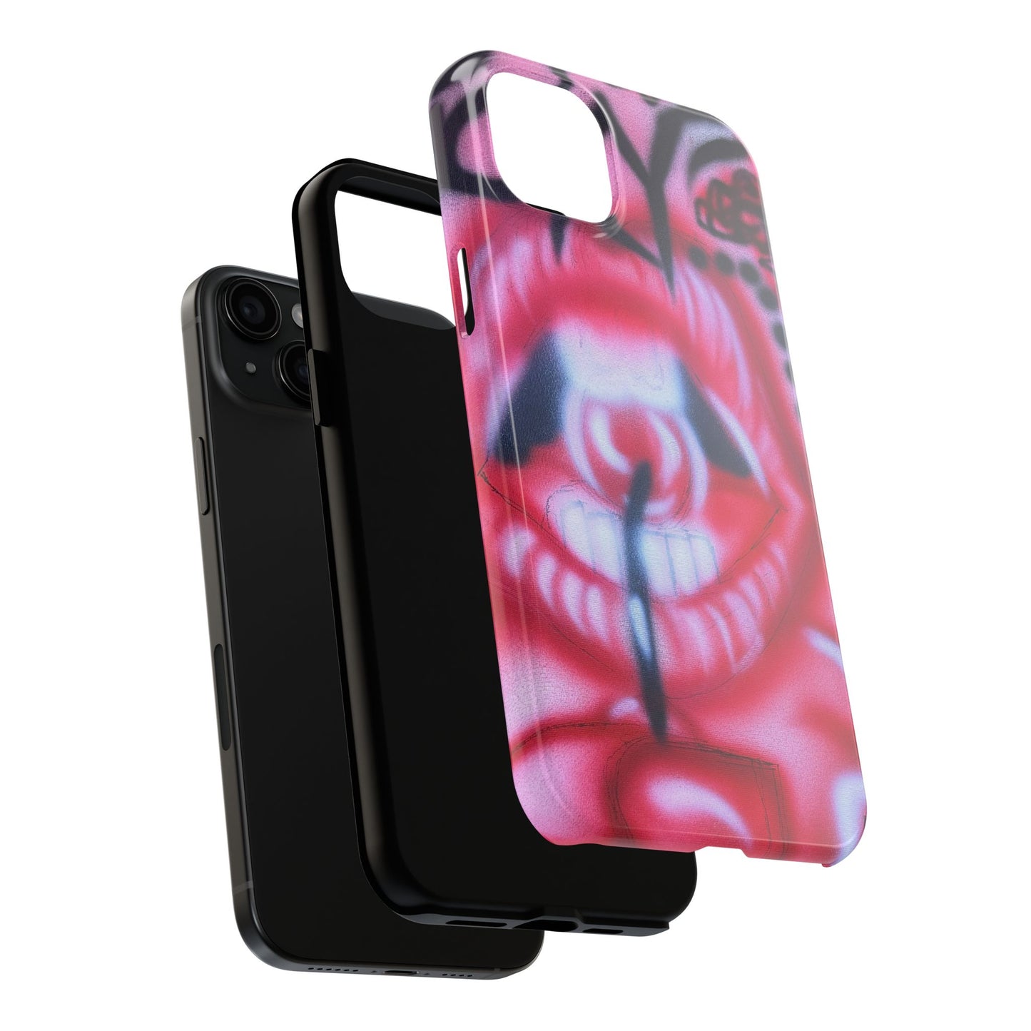 "be happy go lucky" airbrush iPhone case