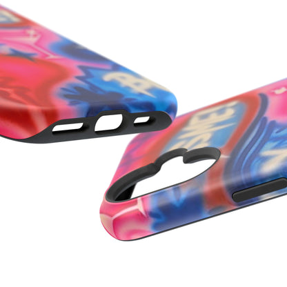 MagSafe "kiss me pt. 2" Airbrush iPhone Hülle