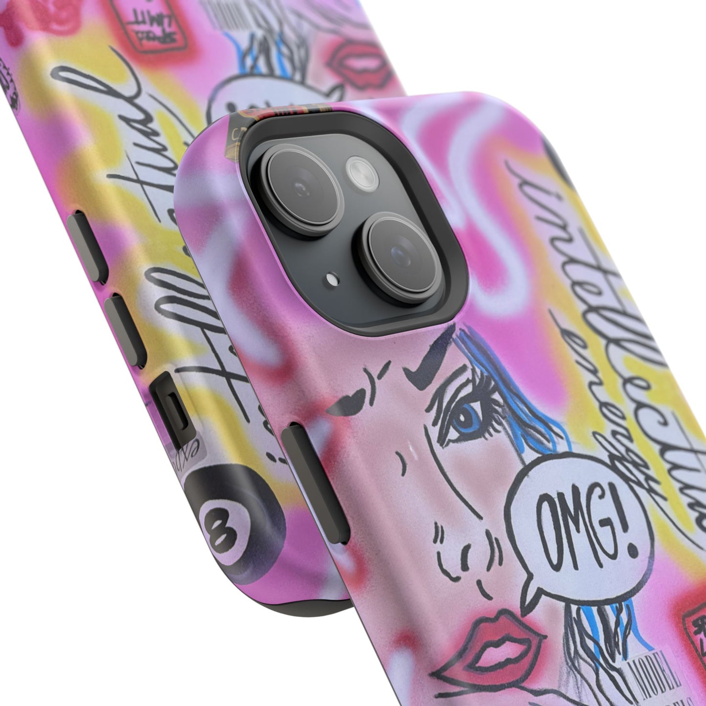 MagSafe "intellektuelle Energie" Airbrush iPhone Hülle