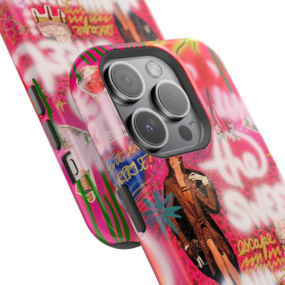 MagSafe "Sweet Escape" Airbrush iPhone Hülle
